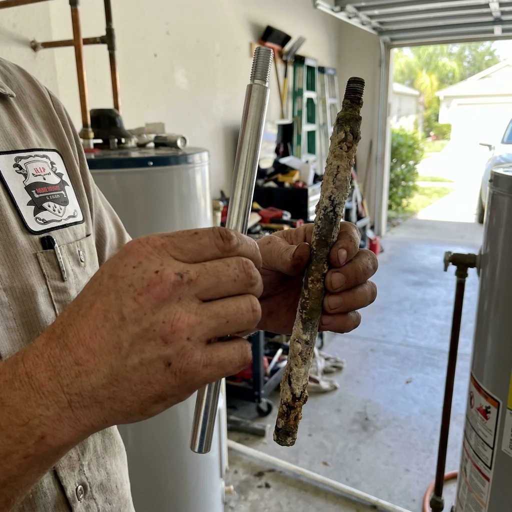 Water heater maintenance for a Land O' Lakes customer
